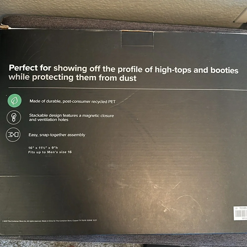 X-Large Profile Drop-Side Show Box